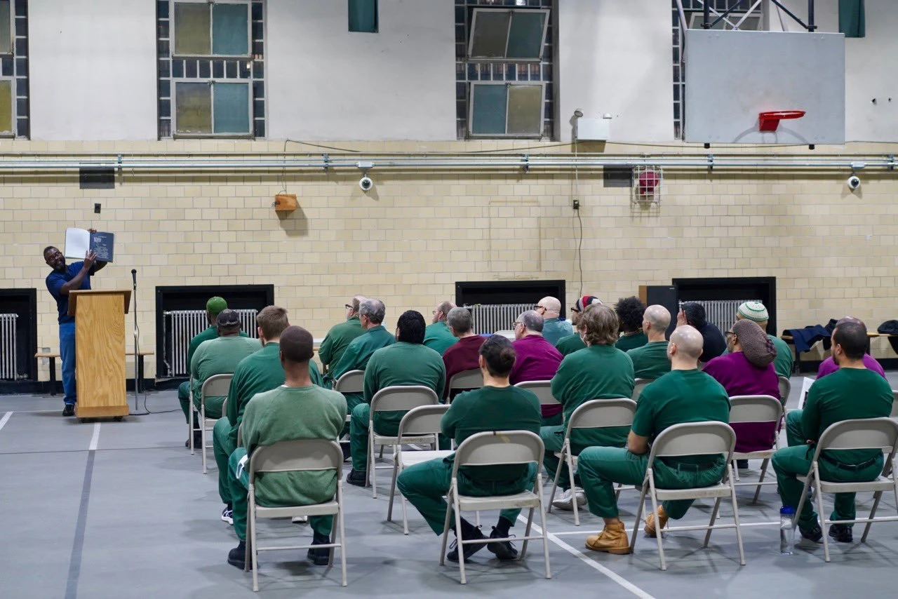 The first ever reading of Reginald Dwayne Betts and Titus Kafar’s Redaction ocurred at Great Meadow Correctional Facility. “I let them be the first to hear some of this new work; they said the work was funky enough.”